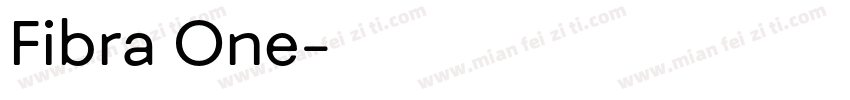 Fibra One字体转换